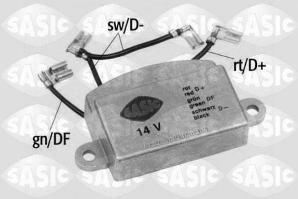SASIC Ģeneratora sprieguma regulators 9126059 9126059 Ģeneratora sprieguma regulators CITROËN BERLINGO SASIC