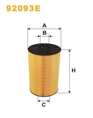 WIX FILTERS Oil filter 92093E Hyundai KONA WIX FILTERS oil filter 92093E