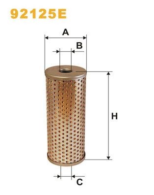 WIX FILTERS Filtre hydraulique, direction 92125E Filtre hydraulique de direction WIX FILTERS SUZUKI 92125E