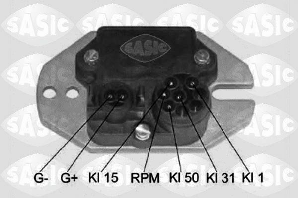 SASIC Vadības bloks, Aizdedzes sistēma 9246007 9246007 Vadības bloks, motora vadība SASIC AUDI A8