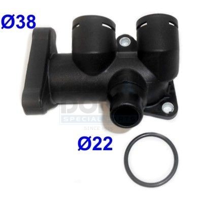 MEAT & DORIA Jahutusvedeliku flants 93113 93113 Jahutusvedeliku flants Volkswagen LUPO MEAT & DORIA