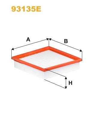 WIX FILTERS Φίλτρο, αέρας εσωτερικού χώρου 93135E 93135E Φίλτρο καμπίνας VOLVO V60 WIX FILTERS