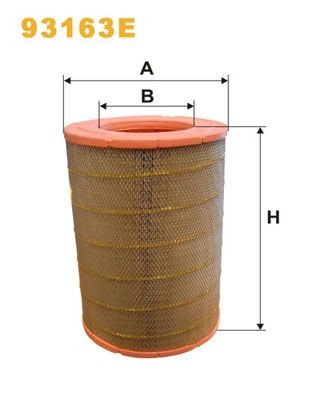 WIX FILTERS Filtre à air 93163E 93163E Filtre à air VOLVO V70 WIX FILTERS