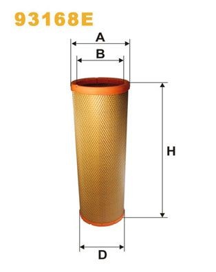 WIX FILTERS Filtro aria secondaria 93168E 93168E Filtro aria secondaria WIX FILTERS HYUNDAI ix35 costo