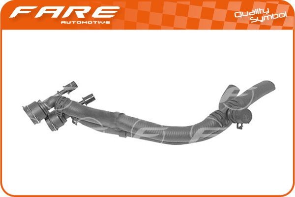 FARE SA Flessibile, Scambiatore calore, Riscaldamento 9402 FARE SA 9402 Tubo fless., scambiatore calore, riscaldamento Fabia II Hatchback (542) prezzo