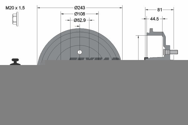 TEXTAR Ταμπούρο 94041300 Ταμπούρο TEXTAR MODEL X 94041300 φθηνά