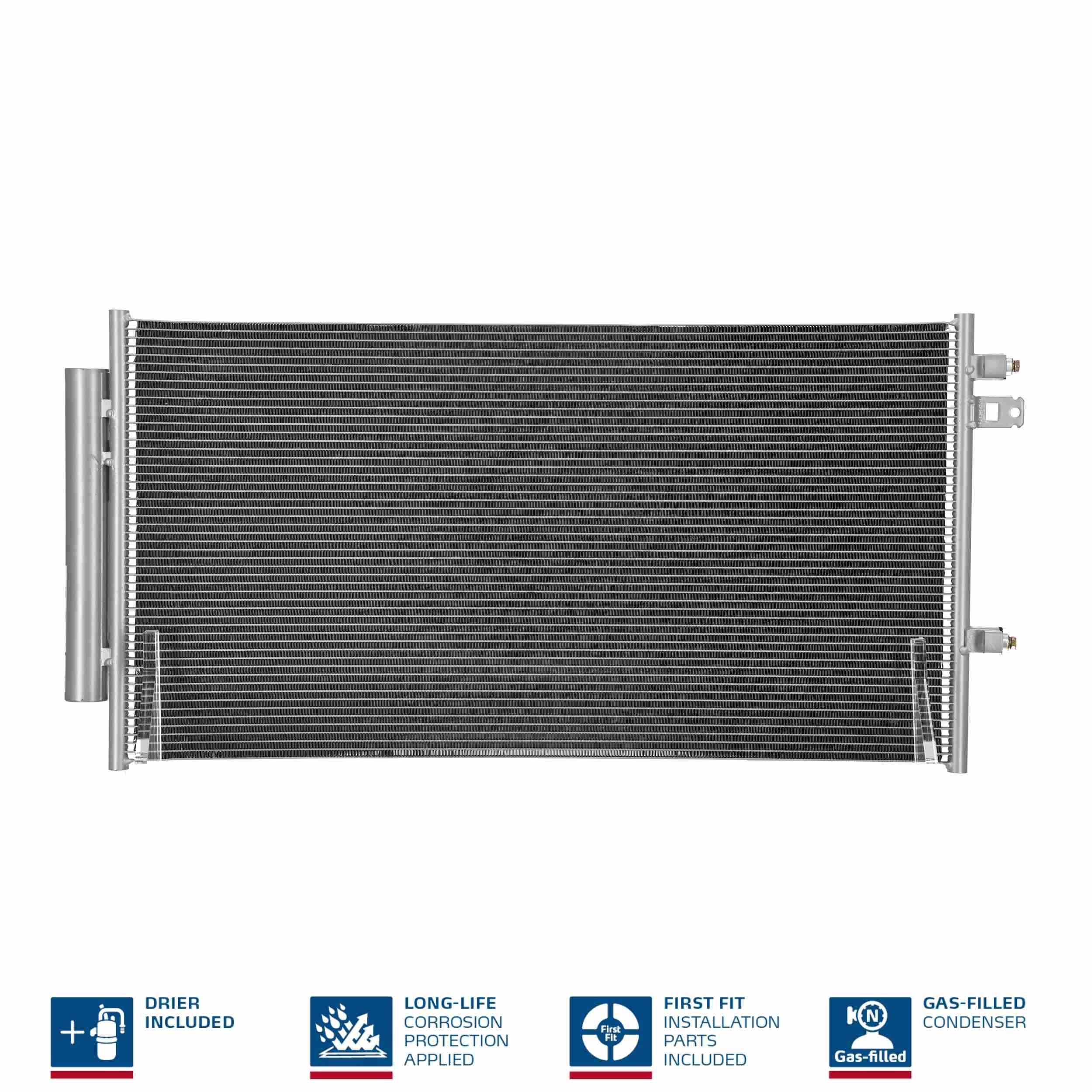 NISSENS Condenseur, climatisation 940692 NISSENS 940692 Radiateur de clim Smart FORFOUR d'origine