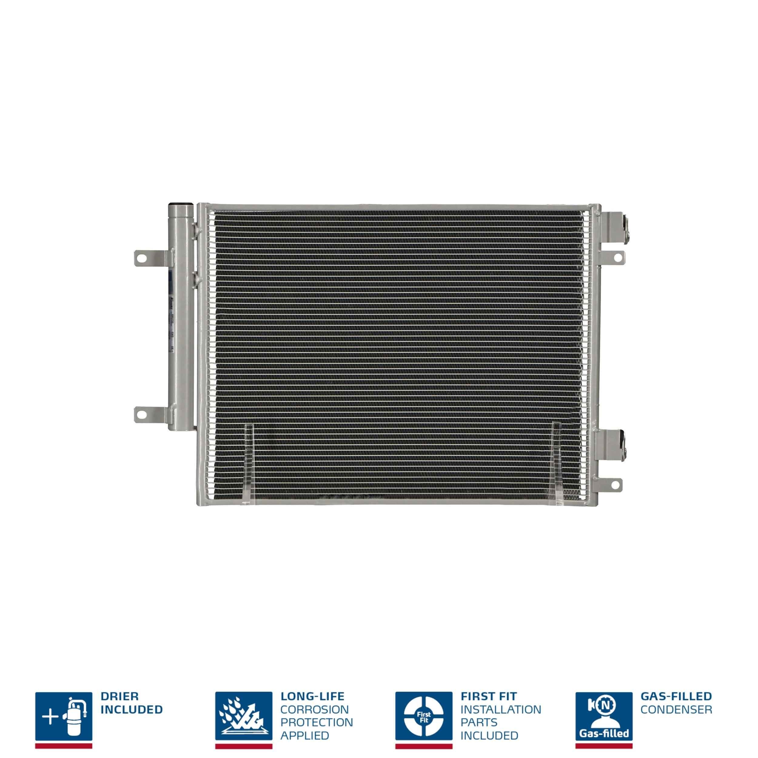 NISSENS Kondensator, klimaanlæg 940733 NISSENS 940733 Aircondition kondensator TOYOTA SIENNA originale