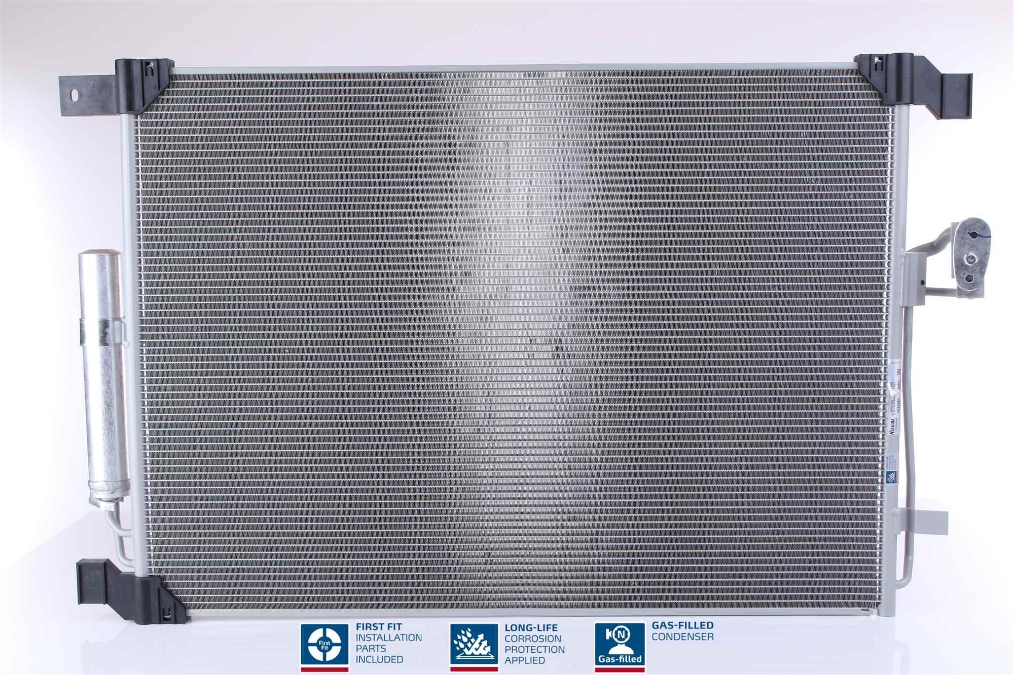 NISSENS Air conditioning condenser 940786 NISSAN NOTE NISSENS ac condenser 940786