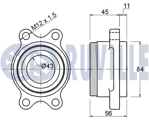 RUVILLE Kit soffietto, Sterzo 946619 946619 Cuffia sterzo RUVILLE BMW X4 costo