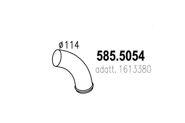 ASSO Silenziatore sportivo 95.7202.12 ASSO 95.7202.12 costo Scarico sportivo FIAT Stilo Van / Station Wagon (192) originale