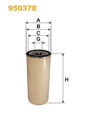 WIX FILTERS Degvielas filtrs 95037E Degvielas filtrs WIX FILTERS HONDA 95037E