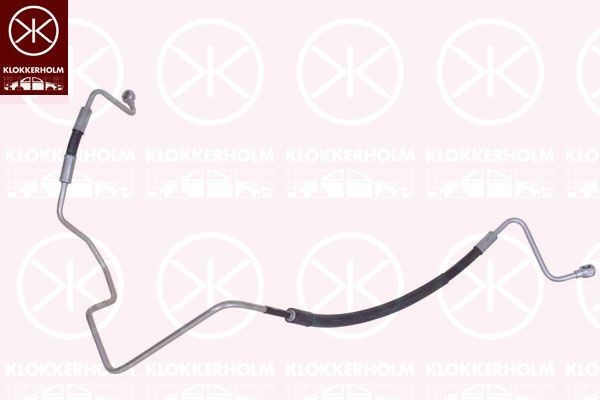 KLOKKERHOLM Hydraulic Hose, steering system 95043502 VW PASSAT KLOKKERHOLM power steering pipe 95043502