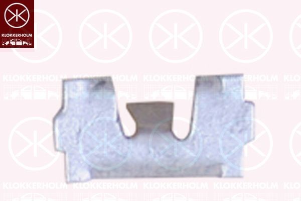 KLOKKERHOLM Clips, side- / beskyttelseslister 95120518 95120518 Beskyttelsesliste VW JETTA KLOKKERHOLM