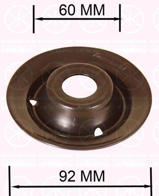 KLOKKERHOLM Patin de ressort 9522435 Volvo S80 Patin de ressort KLOKKERHOLM 9522435
