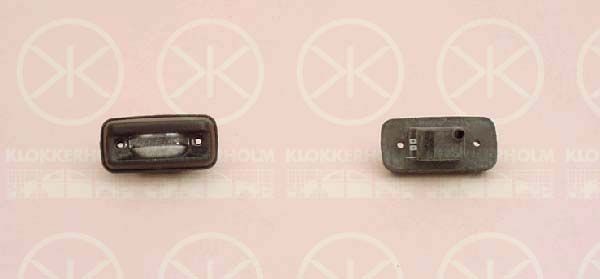 KLOKKERHOLM Kentekenlamp 95260850A1 Lancia KAPPA Kentekenlamp KLOKKERHOLM 95260850A1