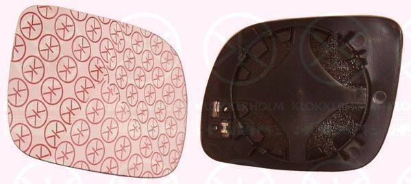 KLOKKERHOLM Spiegelglas 95391062 95391062 Buitenspiegelglas SEAT AROSA KLOKKERHOLM
