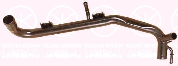 KLOKKERHOLM Kølevæskerørledning 95392096 95392096 KLOKKERHOLM Radiator slange Seat billig