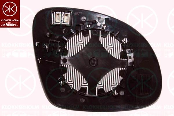 KLOKKERHOLM Rétroviseur extérieur 95481061 95481061 Rétroviseur extérieur SKODA CITIGO KLOKKERHOLM