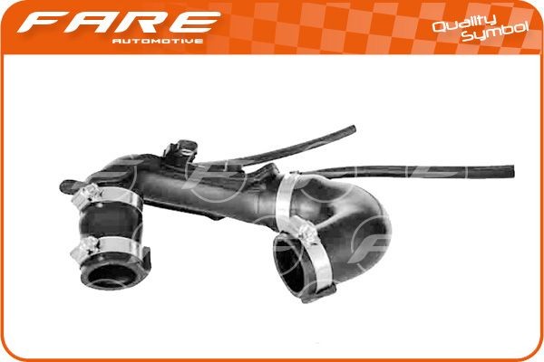 FARE SA Gaine de suralimentation 9554 Dacia LOGAN Durite de suralimentation FARE SA 9554