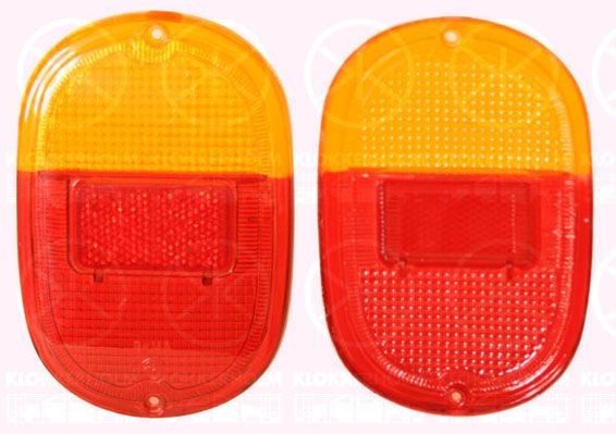 KLOKKERHOLM Ljusglas, kombinationsbakljus 95550750 MAZDA delar kombinationsbakljus KLOKKERHOLM 95550750