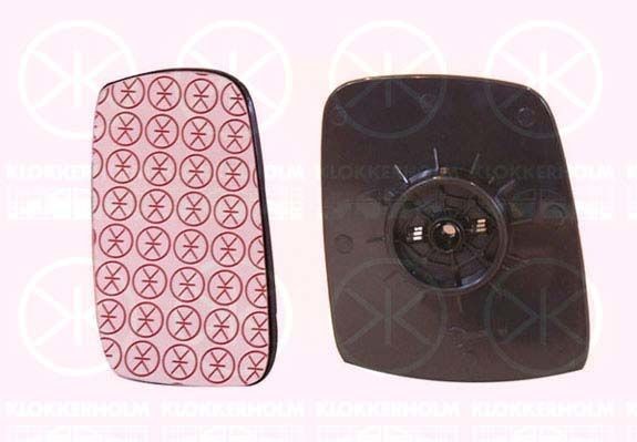 KLOKKERHOLM Vetro specchio, Specchio esterno 95581061 95581061 Vetro retrovisore KLOKKERHOLM Smart