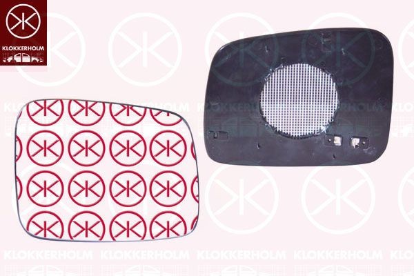 KLOKKERHOLM Speilglass, ytterspeil 95581068 Sidespeilglass KLOKKERHOLM Volkswagen AMAROK 95581068