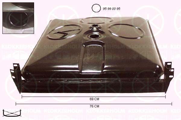 KLOKKERHOLM Drivstofftank 9561009 Drivstofftank KLOKKERHOLM SCIROCCO 9561009 billige