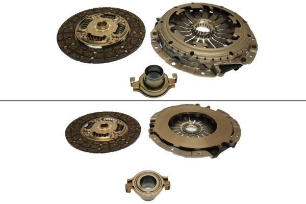 KAWE Clutchsett 962507 KAWE 962507 Clutchsett Toyota Land Cruiser 120 originale pris