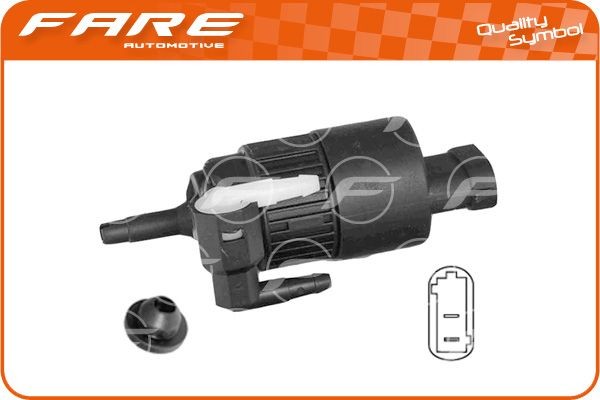 FARE SA Pompa acqua lavaggio, Pulizia cristalli 9725 9725 costo Pompa tergicristalli ALFA ROMEO 147 FARE SA