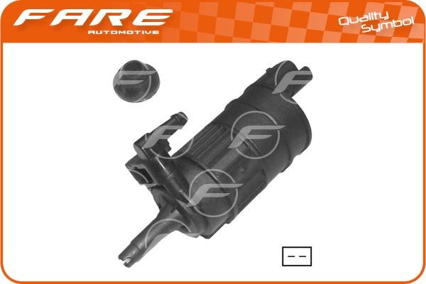 FARE SA Waschwasserpumpe 9733 9733 Waschwasserpumpe RENAULT SCÉNIC FARE SA kaufen