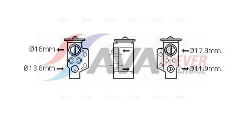 AVA COOLING SYSTEMS Skrulokk radiator 980014 980014 Radiatorlokk HYUNDAI COUPE AVA COOLING SYSTEMS