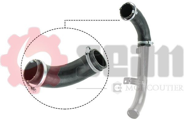 SEIM Laddluftslang 981229 981229 SEIM tryckslang turbo Saab 900