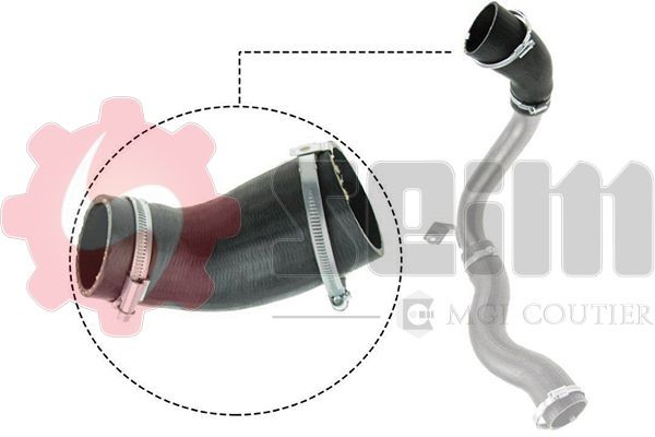 SEIM Gaine de suralimentation 981268 Volvo V50 Durite de suralimentation SEIM 981268