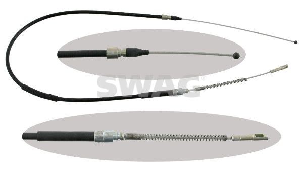SWAG Handbromsvajer 99 91 0592 SWAG 99 91 0592 Handbroms T1/TN Skåpbil / Kombi original