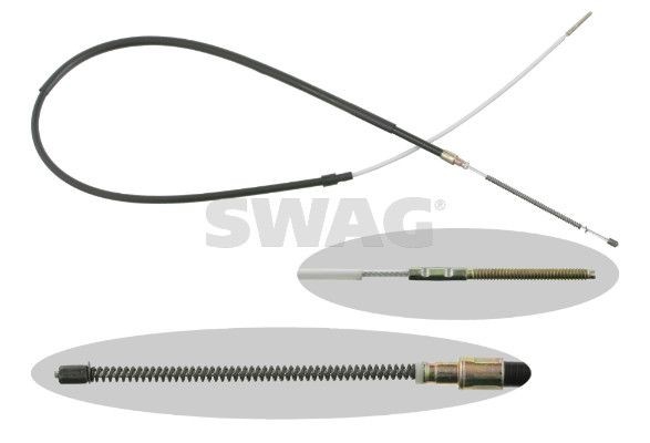SWAG Hand brake cable 99 91 4200 99 91 4200 SWAG handbrake for VW POLO