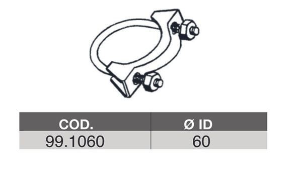 ASSO Pijpverbinding, uitlaatsysteem 99.1060 ASSO 99.1060 Uitlaatklem Ford Mondeo b5y prijs