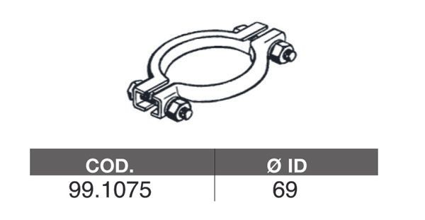 ASSO Pijpverbinding, uitlaatsysteem 99.1075 ASSO 99.1075 Pijp demper verbindingsbus Hyundai i10 IA prijs