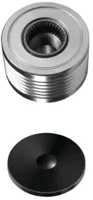 HELLA Ελεύθερη περιστροφή γεννήτριας 9XU 358 038-211 9XU 358 038-211 Τροχαλία δυναμό MITSUBISHI L 400 HELLA