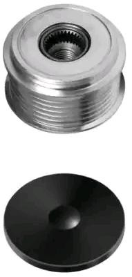 HELLA Ελεύθερη περιστροφή γεννήτριας 9XU 358 038-261 Τροχαλία δυναμό LAND ROVER HELLA 9XU 358 038-261