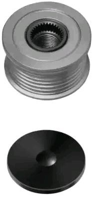 HELLA Ελεύθερη περιστροφή γεννήτριας 9XU 358 038-461 Τροχαλία δυναμό HELLA LAND ROVER 9XU 358 038-461