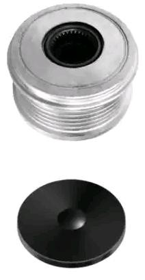 HELLA Voľnobeżka alternátora 9XU 358 038-671 9XU 358 038-671 Remenica alternátora ALFA ROMEO 147 HELLA