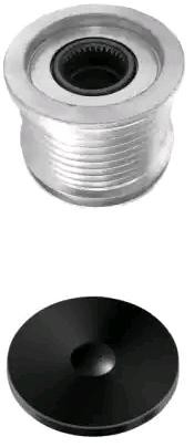 Poulie roue libre, alternateur HELLA 9XU 358 038-771 HELLA 9XU 358 038-771: Poulie d'alternateur Mercedes Classe S 2007