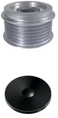 HELLA Ελεύθερη περιστροφή γεννήτριας 9XU 358 038-971 9XU 358 038-971 Τροχαλία δυναμό AUDI TT HELLA
