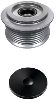 HELLA Vapaakytkin 9XU 358 038-981 JAGUAR Laturin hihnapyörä HELLA 9XU 358 038-981