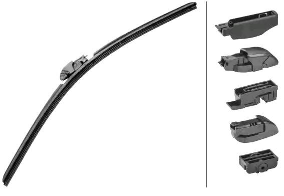 HELLA Limpiaparabrisas 9XW 358 053-181 Sistema limpiaparabrisas Skoda Favorit Forman: Limpiaparabrisas HELLA Cleantech 9XW 358 053-181
