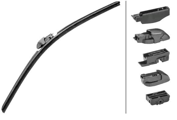 HELLA Stikla tīrītāja slotiņa 9XW 358 053-191 Logu tīrītaju sistēma Alfa Romeo 166 936: Stikla tīrītāja slotiņa HELLA Cleantech 9XW 358 053-191