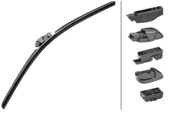 Scheibenwischer HELLA 9XW 358 053-211 PORSCHE PANAMERA 2021 Scheibenwischer hinten und vorne HELLA Cleantech 9XW 358 053-211