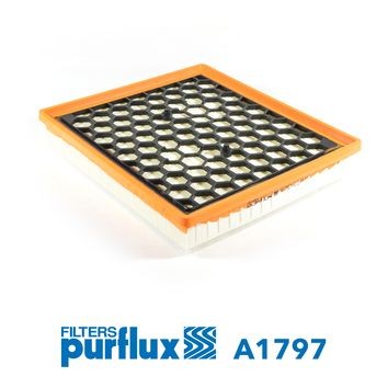 PURFLUX Vzduchový filter A1797 Vzduchový filter PURFLUX MATIZ A1797 lacné