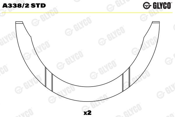 GLYCO Distanzscheibe, Kurbelwelle A338/2 STD A338/2 STD GLYCO Distanzscheibe, Kurbelwelle CITROЁN BX kaufen